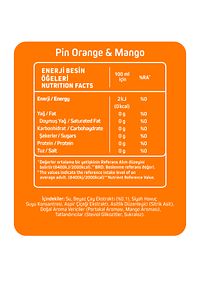 Orange Mango Tropikal Beyaz Çay - Şekersiz & Kalorisiz - 1 Litre X 6 Adet Ice Tea ürün fotoğrafı