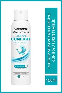 Ocean Comfort 24 Saat Etkili Pudrasız Deodorant Sprey 150 ml X3 Adet ürün fotoğrafı