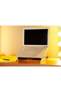 Çelik Laptop Standı Notebook Yükseltici Tüm Modellerle Uyumlu Altlık Ayarlanabilir Çelik ürün fotoğrafı