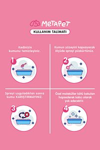 Kedi Kumu Ve Tuvaleti Koku Giderici, Doğal Bahar Idrar Ve Çişi Spreyi, Kokusuz Tuvalet Için, 400ml ürün fotoğrafı