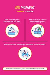Kokusuz Aktif Karbonlu, Kedi Kumu Tuvaleti Için Giderici, Kokusu Doğal Idrar Çiş Giderme, 420 gram ürün fotoğrafı