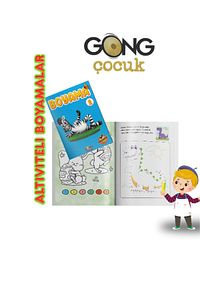 Gong Çocuk 4'lü Aktiviteli Boyama Seti | Pedagog Onaylı | Meb Uyumlu 2024 | Eğitici Ve Eğlenceli ürün fotoğrafı