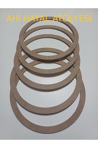 Ham Mdf Vidasız 15cm Çapında 1 Adet Kasnak Düş Kapanı Ve Makrome Örgü Çemberi ürün fotoğrafı