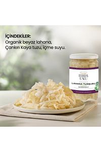 Organik Probiyotik Lahana Turşusu 600 G ürün fotoğrafı