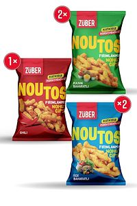 Noutos Nohut Cipsi Tanışma Paketi 55g x 5 adet ürün fotoğrafı
