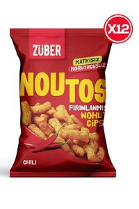 Noutos Fırınlanmış Nohut Cipsi Chili 55g X 12 Paket ürün fotoğrafı