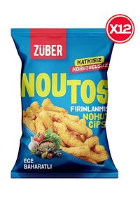 Noutos Fırınlanmış Nohut Cipsi Ege Baharatlı 55g X 12 Paket ürün fotoğrafı
