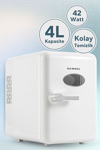 4L Beyaz Mini Buzdolabı HMFR-01 ürün fotoğrafı
