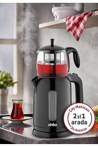 Stm-5840 Elektrikli Cam Demlikli Çay Makinesi ürün fotoğrafı
