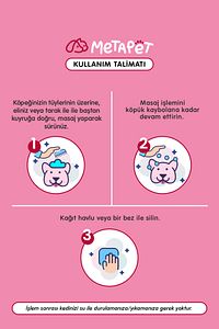 Koku Giderici Kuru Köpük Köpek Şampuanı, Doğal Ve Organik Köpek Parfümü, Yavrular Için Uygun 200 Ml ürün fotoğrafı