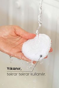 Yıkanabilir Makyaj Temizleme Pamuğu | Büyük Boy ürün fotoğrafı