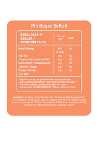 Beyaz Şeftali Beyaz Çaylı Özel Seri - Şekersiz & Kalorisiz 1 Litre X 6 Adet Ice Tea ürün fotoğrafı