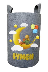 İsme Özel Bebek Çocuk Odası Oyuncak Çamaşır Sepeti ürün fotoğrafı