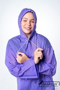 Kadın Erkek Yağmurluk Kapüşonlu Çıtçıtlı Eva Mor Yağmurluk M21mrc881r09 ürün fotoğrafı