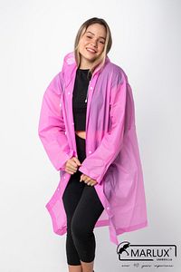 Kadın Erkek Yağmurluk Kapüşonlu Çıtçıtlı Eva Pembe Yağmurluk M21mrc881r11 ürün fotoğrafı
