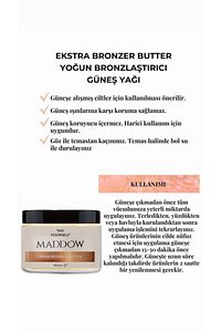 Yoğun Bronzlaştırıcı Güneş Yağı Nem Ve Parlaklık Veren Hindistan Cevizi Ve Kakao Yağı Katkılı 150ml ürün fotoğrafı