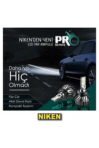 H7 Led Xenon Far Aydınlatma Seti Şimşek Etkili Pro 6400lm ürün fotoğrafı