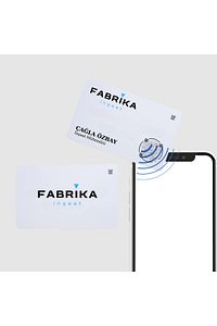 Classic Digital Card - White - Hazır Tasarım 1 ürün fotoğrafı