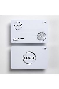Classic Digital Card - White - Hazır Tasarım 1 ürün fotoğrafı