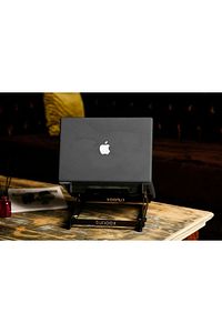 Çelik Laptop Standı Notebook Yükseltici Tüm Modellerle Uyumlu Altlık Ayarlanabilir Çelik ürün fotoğrafı