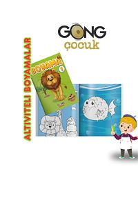 Gong Çocuk 4'lü Aktiviteli Boyama Seti | Pedagog Onaylı | Meb Uyumlu 2024 | Eğitici Ve Eğlenceli ürün fotoğrafı