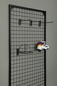 Sık Telli Tel Raf - Tel Pano Stand, Duvar Askılığı 75x200 Cm ürün fotoğrafı