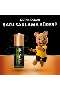 Şarj Edilebilir Aa 2500mah Piller, 4'lü Paket ürün fotoğrafı