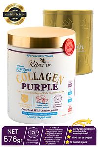 %100 Saf ve Doğal Mor & Çoklu Kolajen Peptitleri içeren Lipozomal Teknoloji Diyet Takviyesi (576gr) ürün fotoğrafı