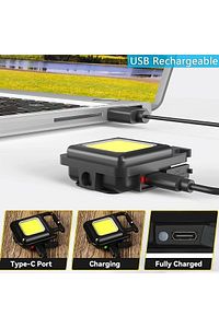Şarj Edilebilir Mini Taşınabilir Usb Şarj Edilebilir 3 Fonksiyonlu Mıknatıslı Parlak Led ürün fotoğrafı