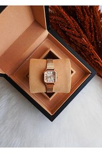 Elegant Serisi - Kare Retro Kadın Kol Saati Genç Kol Saatleri ürün fotoğrafı