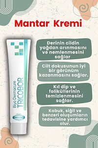 Tricobor Kedi Ve Köpekler Için Mantar Kremi Deri Kremi 80 gr X 1 Adet ürün fotoğrafı