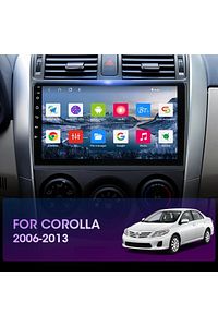 Toyota Corolla 2006-2013 Android 12 Multimedya Carplay 2/32gb 9 Inc Hd Ips Ekran Park Kamera Hediye ürün fotoğrafı