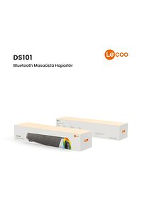 Ds101 Kablosuz Bluetooth Aux 6w Rgb Aydınlatmalı Soundbar Hoparlör Siyah ürün fotoğrafı