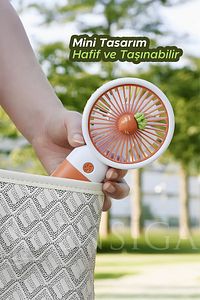 Şarjlı Masa Ve El Fan Taşınabilir Şarjlı Edilebilir Mibfan ürün fotoğrafı