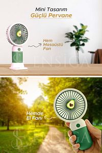Şarjlı Masa Ve El Fan Taşınabilir Şarjlı Edilebilir Mibfan ürün fotoğrafı