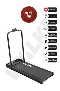 W-fit Bluetoothlu Uygulamalı Uzaktan Kumandalı Koşu Bandı 10 Km Hız ( Yenilenmiş Tasarım ) ürün fotoğrafı