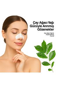 Pore Strip Siyah Nokta Plasteri ( 6 X 6 ) (TEA TREE) | Siyah Nokta Karşıtı ürün fotoğrafı