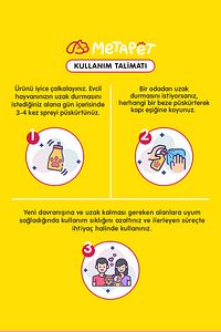 Doğal Kedi Uzaklaştırıcı Spreyi, Kedi Çiş Pedi Ve Tuvalet Alıştırma Eğitimi Seti, Kovucu, 150 ml ürün fotoğrafı