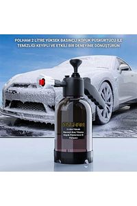 Polham 2 Litre Yüksek Basınçlı Araç Yıkama Köpük Püskürtücü El Pompası, Otomobil, Bahçe, Temizleme P ürün fotoğrafı