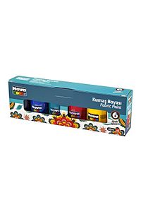 Ezg - Kumaş Boyası Nc 6 Renk X 30 Ml. Set ürün fotoğrafı