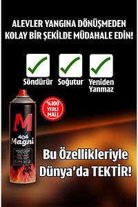 404 Magni Yangın Söndürücü Sprey 500 ml ürün fotoğrafı