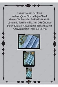 3 Adet - 30x50cm Elmas Desen Dekoratif Mutfak Peçetesi, Mutfak Kurulama Havlusu ürün fotoğrafı