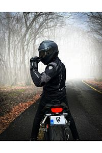 Motorcu Montu Omuz Dirsek Ve Sırt Korumalı Rüzgar Geçirmez Suya Dayanıklı Cordura 600d Kumaş ürün fotoğrafı