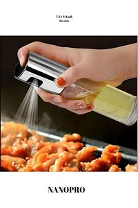 Cam Sprey Şişesi Sirke Yağ Püskürtücü Barbekü Sosu Yağdanlık 100 ml ürün fotoğrafı
