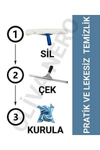 Camsil Silme Aparatı Çekçek Metal 35cm+ Mikrofiber Peluş Ve Aparatı 35 Cm Ve Mikrofiber Bez ürün fotoğrafı