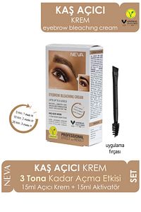 Kaş Boyama Seti Kaş Açıcı Krem %100 Vegan ürün fotoğrafı