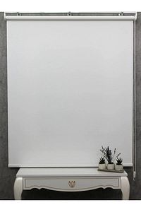 Ithal Kalın Beyaz Zebra Stor Güneşlik Perde Etek Düz Alüminyum Kasa Metal Ayak ürün fotoğrafı
