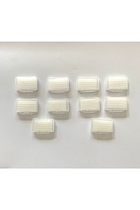 10 Adet Kokusuz Ortodonti Mumu- Diş Teli Mumu - Braket Mumu Wax- Ortodontik Wax -10 Sade ürün fotoğrafı