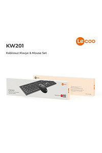 Kw201 Kablosuz Türkçe Q Klavye & Mouse Set Siyah ürün fotoğrafı
