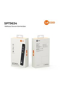 Spt9634 Kablosuz Uzaktan Kontrollü Lazer Presenter Sunum Kumandası Siyah ürün fotoğrafı